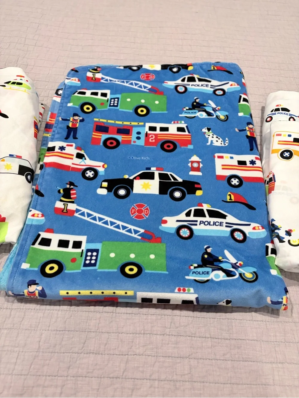 Wildkin Olive Kids Emergency Vehicles Crib Bedding Set